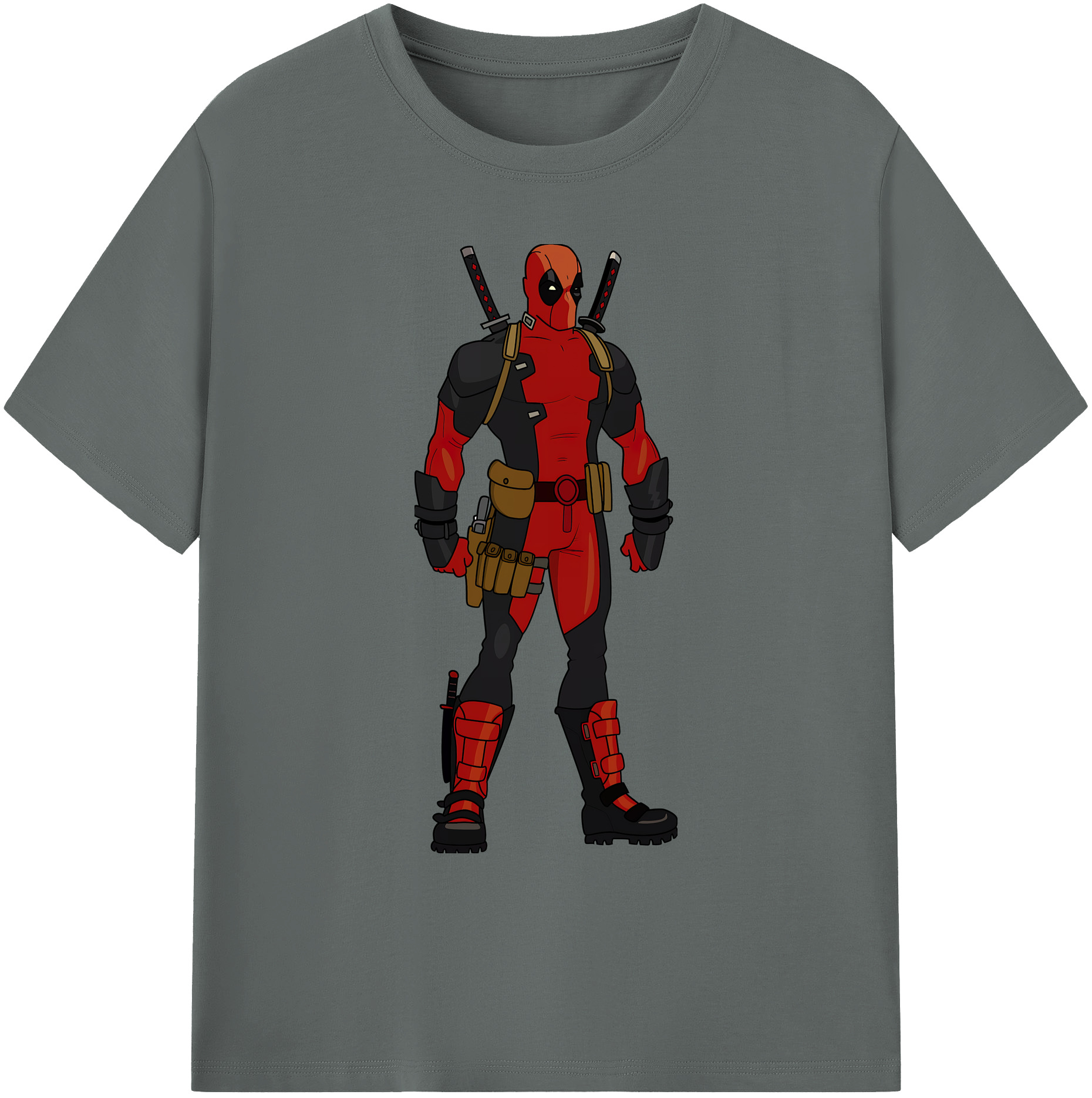 （画像用） Deadpool デッドプール 綿100％ メンズ半袖Tシャツ｜肌触りやわらか＆通気性